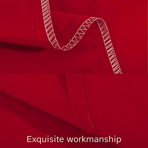 NTBAY Egyptian Cotton Toddler Pillowcases - Set of 2 - Travel Pillow Cases - 500 Thread Count Cotton 13x18 Pillow Covers - Envelope Closure Nursery Pillowcases, 13x18 Inches, Red - color: Red