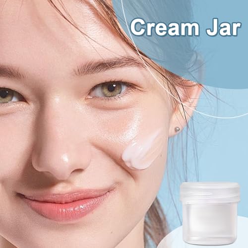 Wide Mouth Travel Containers, PP Clear Leak Proof Travel Plastic Jars with Lids for Creams Lotion Cosmetic, Jewelry Beads, Sample, Small Items Storage (4 Pack，5oz) - color: Clear, size: 5 oz