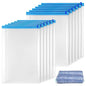 12 Pcs Travel Compression Bags Roll up Vacuum Seal Storage Bags for Clothing Space Saver Portable Packing Organizer Set 6 Pcs 35x50cm 40x50cm