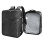 SUOCO Travel Backpack with Vacuum Bag, 70L Seal Compression Air Vac Back Pack with Travel Pump, Carry On Suitcase Luggage Flight Approved for Men Women Personal Item, Black