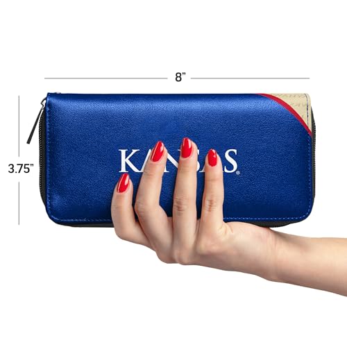 Littlearth NCAA Curve Zip Organizer - Officially Licensed Teams - color: Kansas Jayhawks