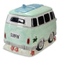 Young's Inc. Ceramic Cookie Jar - Cute Kitchen Counter Storage Canister with Lid - Perfect for Cookies, Coffee, Tea, Candy, Dog Treats, and More - Camper Van - Green, White, Blue - color: Green, White, Blue