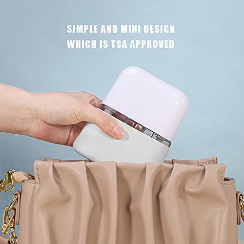 Bpluma Travel Bottles, Leak Proof Containers For Toiletries TSA Approved Airplane Accessories Kits For Liquid With Labels - color: Pack of 4 - Gray