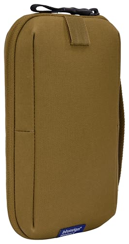 Thule Aion Travel Organizer - 2-in-1 Pouch Includes Travel Wallet and Electronics Bag - RFID Blocking Zipper Pouch - Internal Pockets to Stay Organized - 100% Recycled Waxed PFC-Free Fabric - color: Nutria