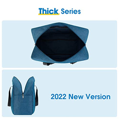 For Spirit Airlines Personal Item Bag Foldable Travel Duffel Bag Tote Carry on Luggage Duffle Overnight for Women and Men - color: 1112-Thick Series Navy Blue