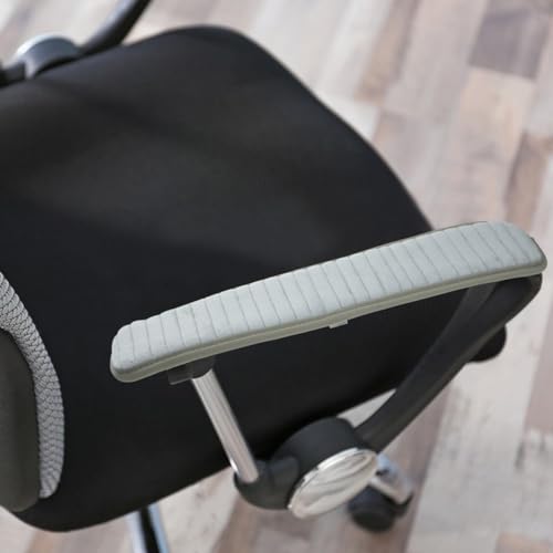 Uonlytech Chair Armrest Cover 17.91X3.74X1.77In Plush Office Chair Armrest Protector with Anti-Slip and Detachable Design for Comfortable Desk Seating