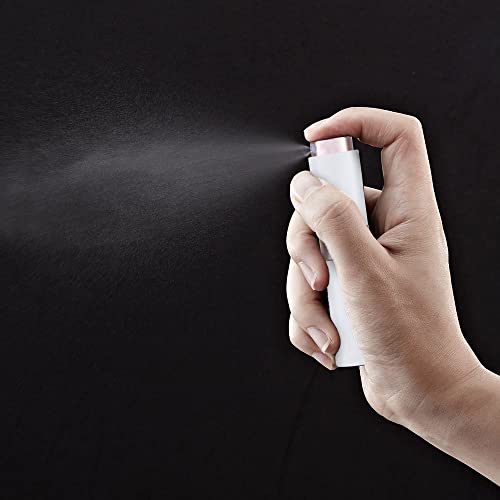 LISAPACK 8ML Atomizer Perfume Spray Bottle for Travel, Empty Refillable Cologne Dispenser, Portable Sprayer (White) - color: White
