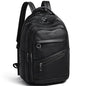 LATMAP Backpack for Women Men - Vegan Leather Backpack Purse Travel Carry-on Bag College Bookbag Work fits 16.5" Laptop, Black - color: Black