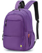 Personal Item Bag 17x10x9 Travel Backpack Carry On Flight Approved Ryanair 40x20x25cm Lightweight Waterproof Causal Bookbag for College, Travel (Purple) - color: Purple