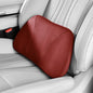 Lumbar Support Pillow,Back Pain Relief Cushion,fits tightly around the waist,Memory Foam,Skin-friendly Suede Fabric,fit Car Drive,Office chair,Rest seat,Improve Posture,Portable,15.5''Lx 8.7''H - color: Wine