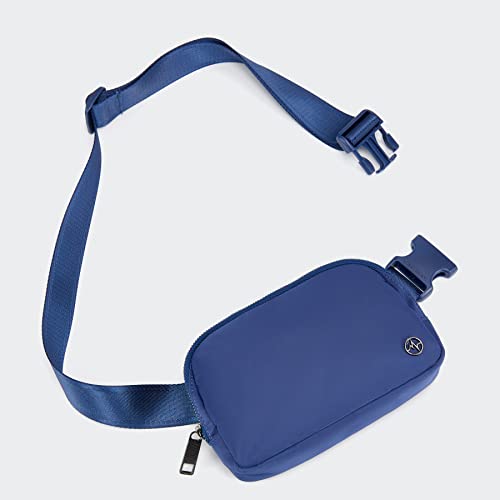 Pander Cross Body Fanny Pack for Women, Fashion Waist Packs, Crossbody Bags, Belt Bag with Adjustable Strap (Blue Perennial). - color: Blue Perennial