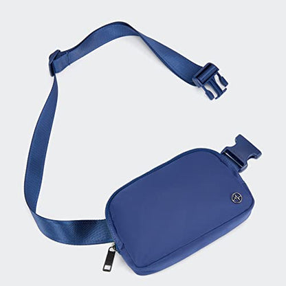 Pander Cross Body Fanny Pack for Women, Fashion Waist Packs, Crossbody Bags, Belt Bag with Adjustable Strap (Blue Perennial). - color: Blue Perennial