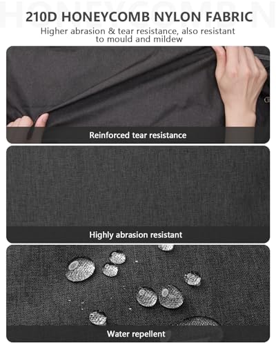 Gonex Large Foldable Travel Duffle Bag with Shoes Compartment, Packable Lightweight Water Repellent Duffel Bag for Camping Gym Weekender Bag - color: Dark Grey, size: 60L