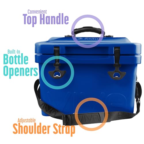 Cubix Outdoors Viva 14QT Portable Hard Cooler – On‑The‑Go Personal Ice Chest for Everyday Use, Beach, Sports, Camping & Picnics