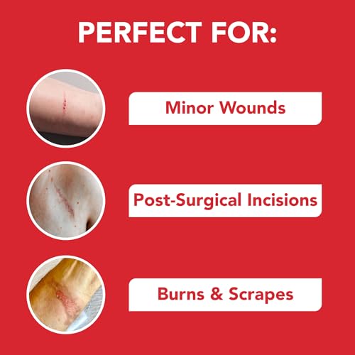 All Health Wound Care Kit & First Aid Supplies, 40 Piece | for Small to Medium Sized Wounds, Professional Use for Car, Home, Camping, Hiking and More