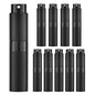 Tekson 10PCS 8ML Perfume Atomizer Travel, Refillable Cologne Containers, Dispenser Spray Empty Bottle for Mini Sprayer Size (black) - color: black-1