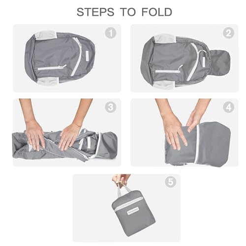 35L Foldable Waterproof Backpack For Outdoor Sports Travel Inside Wet Clothes Compartment Packable For Multiple - color: 1grey