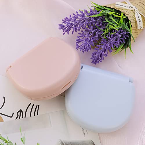 2 Pack Min Travel Sewing Kit DIY Supplies Portable Tool Kits Plastic Box Beginner Friendly Emergency Repair with Threads Scissors Hand Needles