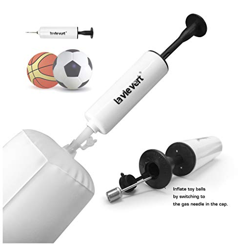 Lavievert Jigsaw Puzzle Mat Roll Up with Drawstring Storage Bag & Hand Pump, Portable Puzzle Board for Adults, Long Box Package, No Folded Creases, Felt Mat Saver Keeper for Games Up to 1500 Pieces - color: Black + White Pump