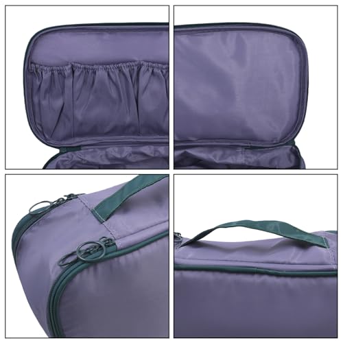Multifunctional Travel Underwear Organizer Bag Dopamine Lingerie Socks Storage Case Portable Packing Cube,Grape Purple - color: Grape Purple 12#