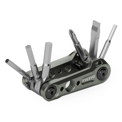 Tilta Multi-Functional Mini Tool Kit | Features Allen Keys and Screw Drivers | Compact & Lightweight | Compatible with Most Cages & Camera Systems (Spruce Green) TA-MMT-SG - color: Spruce Green