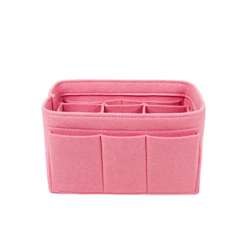 ZTUJO Purse Organizer Insert, Felt Bag Organizer For Handbag Purse Organizer,13 Colors, 6 Size (Small, Light Pink) - color: Light Pink, size: Small