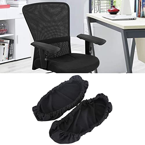 1 Pair Stretchable Office Chair Arm Covers, Gaming Chair Arm Rest Cover, Polyester Elastic Armrest Cover, Suitable Arm Length 11.8-19.7in