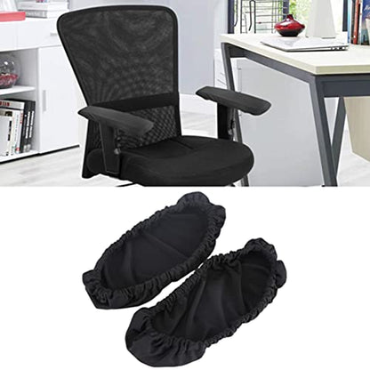 1 Pair Stretchable Office Chair Arm Covers, Gaming Chair Arm Rest Cover, Polyester Elastic Armrest Cover, Suitable Arm Length 11.8-19.7in