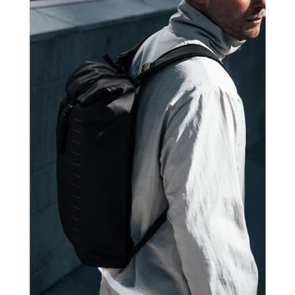 Db Journey Essential Backpack - Travel Backpack with Laptop Compartment for Work, and Gym, Lightweight, Roller Bag Attachment, 12L - Black Out - color: Black Out