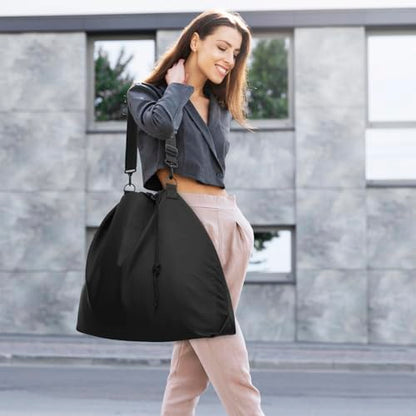 Travel Seat Cushion Carrying Bag Portable Memory Foam Cushion Storage Bag Chair Pad Organizer Drawstring Closure Bag with Adjustable Strap for Stadium Camping Beach Trip