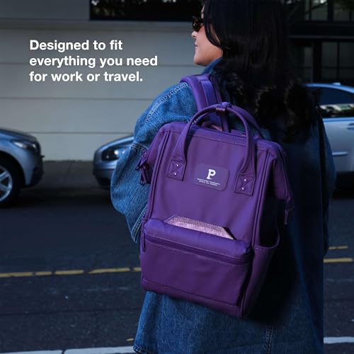 Portland Gear Cascade Compact Backpack, Weatherproof Construction, Perfect for Daily Use and Travel, Padded Laptop Sleeve and Adjustable Straps, 13.5L, Iris - color: Iris