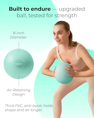 Pilates Kit for Women – Home Pilates Equipment Set with Ring, Ball & Resistance Bands | Pilates Starter Kit with Accessories in Gift Box - color: Sage, style: Essential Kit - 3PC