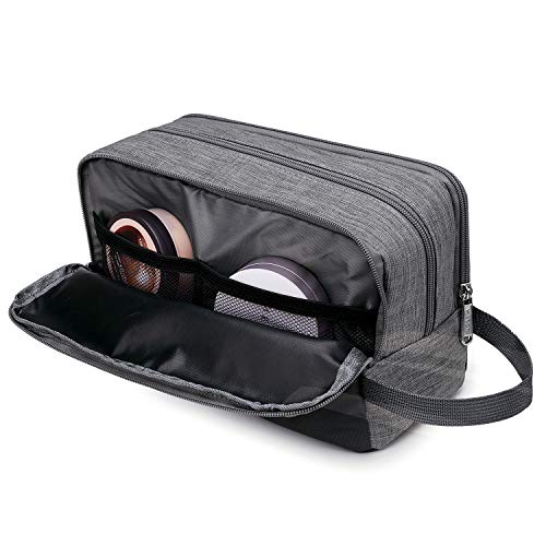 Toiletry Bag for Men Hanging Dopp Kit Water Resistant Shaving Bag Small Toiletry Bag for Traveling (Denim Grey) - color: Denim Grey