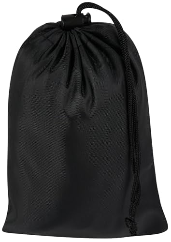 PALTERWEAR Drawstring Bag with Toggle - Nylon Cinch and Ditty Pouch - Six Pack (Black, 5 x 7 Inch, Set of 6) - color: Black, size: 5 x 7 Inch