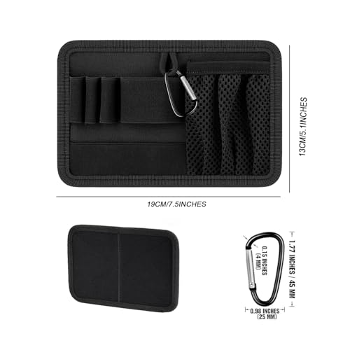 Tactical Bag Insert Panel Organizer,Utility Admin Panel Hook and Loop Modular Organizer with Hook Fasteners for Packs Backpack or Messenger Bags