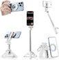 CloudValley Magnetic Selfie Stick & Mini Tripod, 360° Rotation Extendable Handheld Stabilizer/Camera Grip with Remote, 5 in 1 Portable Phone Stand for iPhone/Android, Travel Vlog, Live Stream, White - color: White