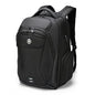 Swissdigital Design Men's Laptop Backpack for College and Business Travel with Integrated USB Charging Port and RFID Protection Fits Laptops up to 15.6 Inch, Black | SD1695-01 - color: Black