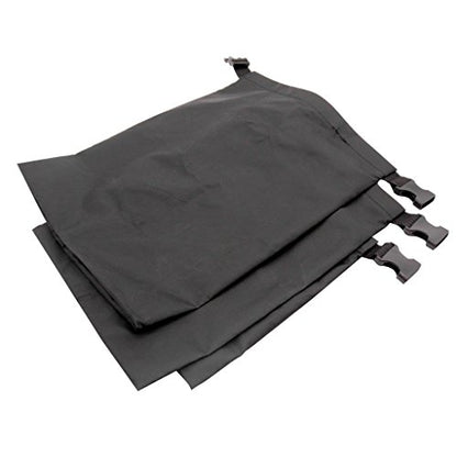 TRENDBOX Roll Top Waterproof Dry bag Kit Storage Compression Bag Sack Poch Packing Organizers Water Resistant Camping Travel - color: Black