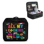 Empty First Aid Bag Black Medical Bag Empty Large Capacity for Home Office and Travel Use Lightweight Washable Soft Fabric Organizational Pouch for Emergencies - color: Black