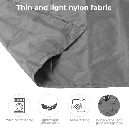 Pocket Picnic Blanket for 1-2 Persons, 43x55 in - Sandproof & Waterproof, Ultra-Light 2.5oz Travel Mat for Outdoor Beach Hiking Camping (Gray) - color: A Grey (Black Pack)