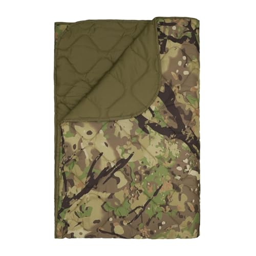 Poncho Liner Military Insulation Outdoor Camping Blanket for Travel, Beach, Grass, Picnic, Car Emergency, Outdoor, Survival - color: Spretta.c Mt Camo, size: 1.4Mx2M(4.6x6.6ft)