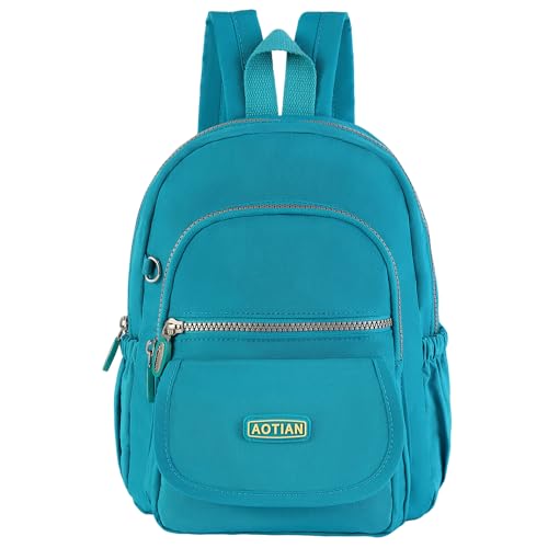 AOTIAN Mini Nylon Women Backpacks Casual Lightweight Small Daypack for Girls - color: Mini Wake Blue