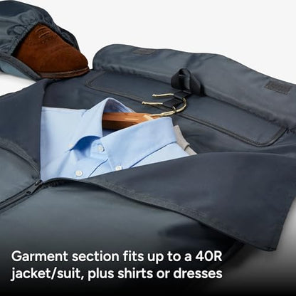 Halfday Convertible 2-in-1 Garment Duffel Weekender Bag 40L: Wrinkle-Free Travel (Hanging Suit Compartment, Shoe Pockets, Trolley Sleeve), Durable & Water-Resistant Carry-on, Coast - color: Coast, style: Original, 40l