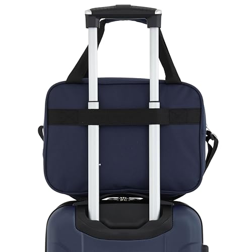 Travelers Club Chicago Hardside Expandable Spinner Luggage, Navy Blue, 3 Piece Set - color: Navy Blue, size: 3 Piece Set