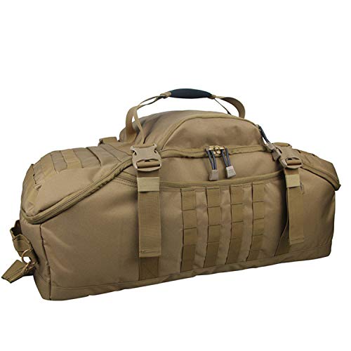 Greencity Travel Duffel Bag for Weekend Overnight Bag Waterproof Small Large for Men Women 30L 45L 85L Coyote - color: Coyote, size: 45L,(23x12x9)Inches