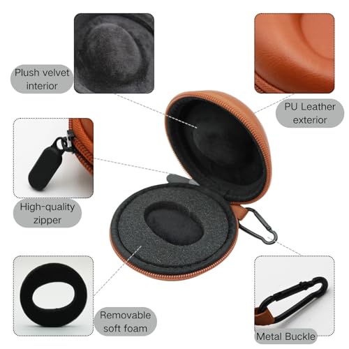 Watch Travel Case Single Storage - Fits all Wristwatches & Smart Watches up to 50mm Watch Travel Box Organizer and Display for Men and Women(Brown) - color: PU-Brown