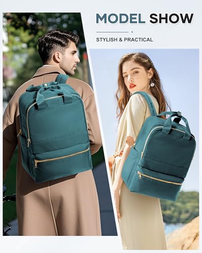 wepadre Small Travel Backpack Carry on Flight Approved Personal Item Travel Bag Carry on Backpack for Women Work Laptop Backpack for Traveling Carry on Luggage Mochila De Viaje - color: Peacock Blue