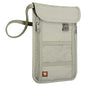Lewis N. Clark RFID Blocking Stash Neck Wallet, Travel Pouch + Passport Holder for Women & Men, Taupe - color: Taupe