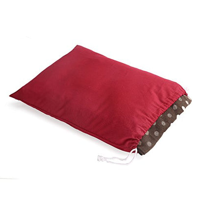 100% Cotton Canvas Travel Laundry Bag, 2-Pack (Large, Burgundy) - color: Burgundy, size: Large