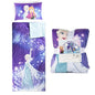 Jay Franco Kids Slumber Bag and Pillow - 54 x 27 Inch Comfy Indoor Sleeping Bag for School and Sleepovers, 2 Piece Set, Purple - Frozen - color: Purple - Frozen